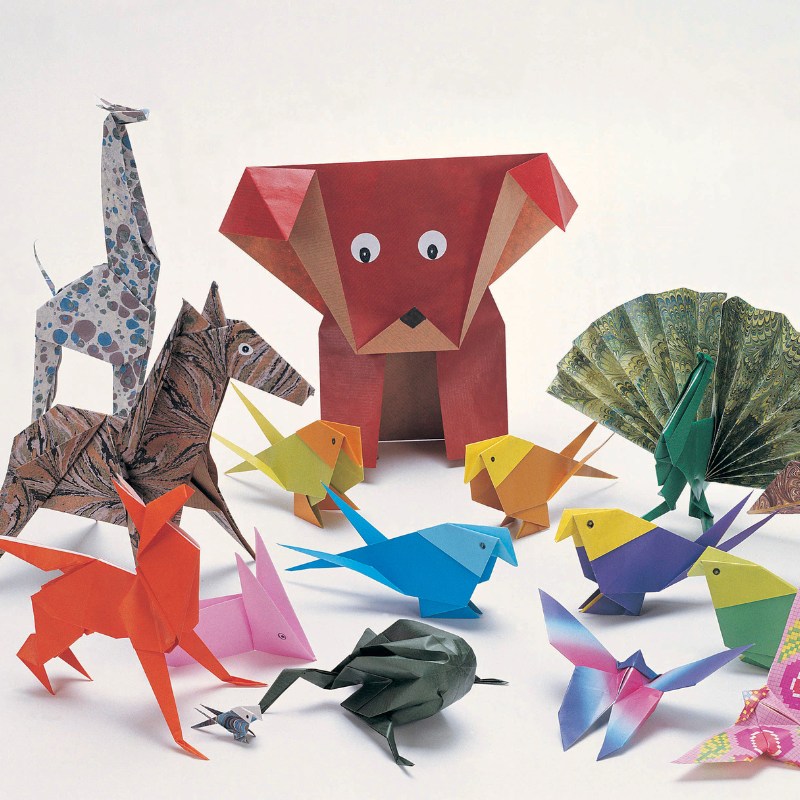 Paper Animal Oragami Class!